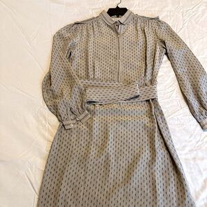 Vintage Francesca of Damon for Starington SILK Dress Sz 12 Excellent Pre-owned